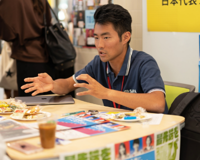 関大留学経験者の話を聞いてみたい！Meet Up予約 のフローチャート。